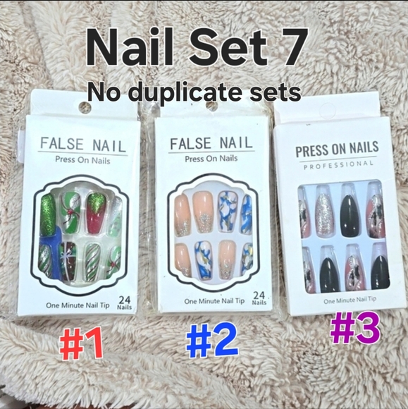 MEDIUM Length Press on Nails-3 for $10 Mix and match-See Description - Picture 8 of 8